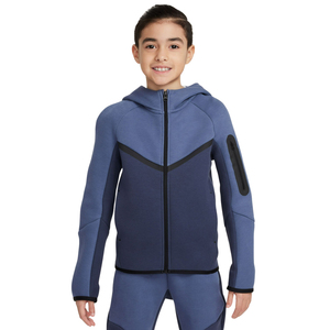 Taille personnalisée 100% coton Tech polaire à carreaux sweat à capuche pour enfants garçons filles XL fermeture éclair poche décontracté hiver - Product Image 1