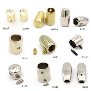 गुणवत्ता उत्कीर्ण ब्रांड नाम लोगो टास्सेल हार्डवेयर फिटिंग एक्सेसरीज के लिए मेटल एंड कैप मेटल एंड कैप - Product Image 6