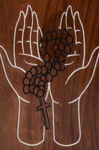 Urna de palisandro para cenizas humanas-Caja de madera de árbol de corazón-Urna de cremación personalizada para cenizas Urna de madera grande hecha a mano - Product Image 2