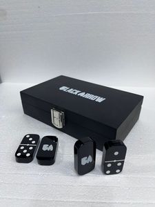 Nouveauté Jeu de dominos éducatif en bois moderne pour enfants Pièces en acrylique de haute qualité fabriquées à la main Boîte de rangement en bois - Product Image 3