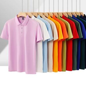 เสื้อโปโลสีทึบเสื้อยืด unisex เสื้อโปโลพิมพ์ลายโลโก้ตามสั่งสำหรับกีฬากอล์ฟ - Product Image 1