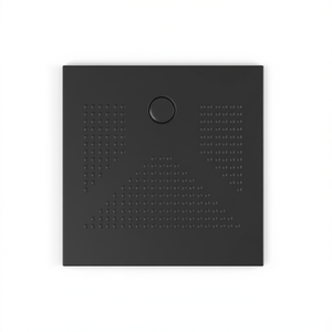 Denver 90x90 cm MATT BLACK SHOWER TRAY H3 CM I <b>BASIN</b> - Product Image 2