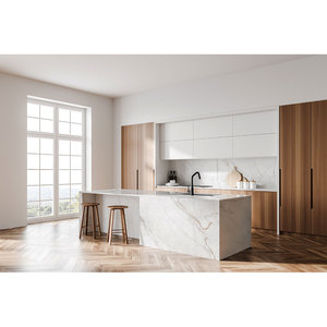 Custom Kitchen and <b>Bathroom</b> <b>Vanity</b> Tops Calacatta Quartz Natural Stone Countertops Carrara Calacata Hotel Project Prefab Cut - Product Image 1