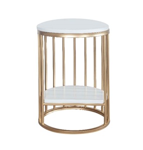 Mesa auxiliar decorativa de metal con aspecto rústico, perfecta para casas tradicionales, habitaciones de granja e interiores vintage - Product Image 6