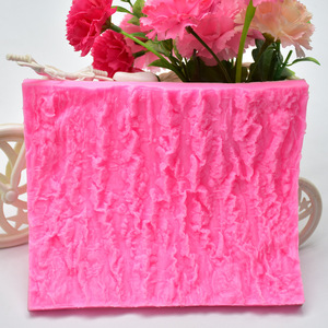 Saffron vỏ gỗ kết cấu Silicone cao su bánh khuôn fondant cây khuôn với ren cho sô cô la & Kẹo OEM/ODM chào đón - Product Image 4