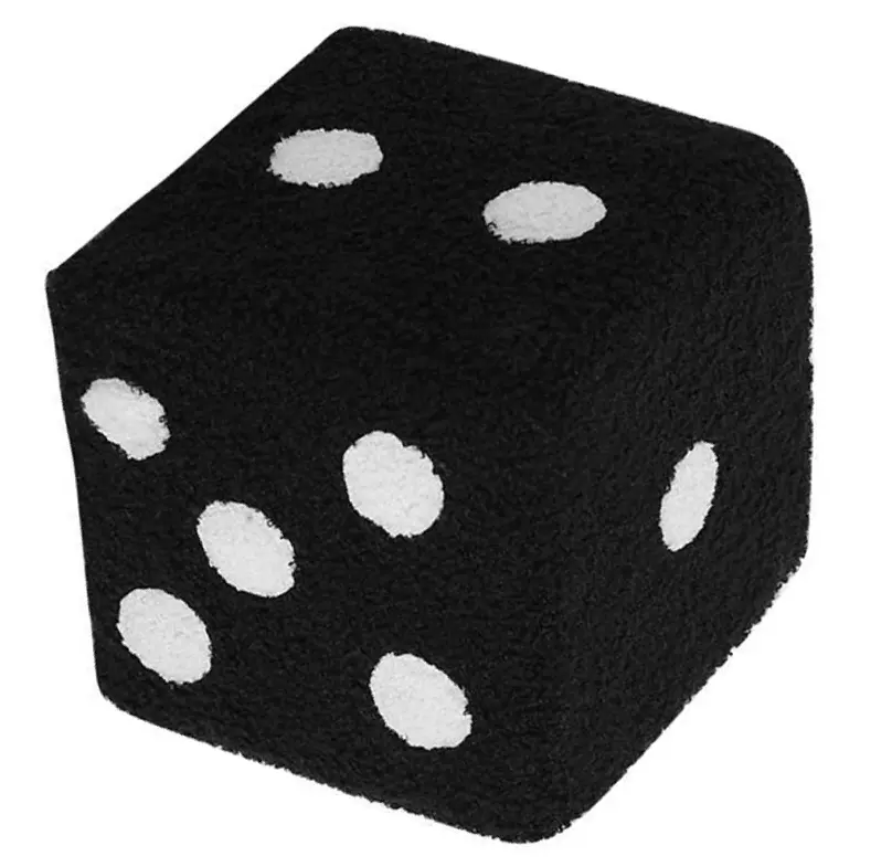 Foot Stool Smooth Touch Simple Cube Stool Dice Design Comfortable for Home for Living Room storage stool