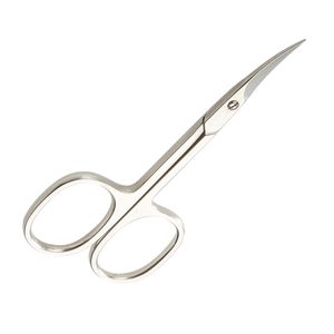 Ciseaux de manucure en acier inoxydable allemand Ciseaux à ongles à lame incurvée fine avec soins de beauté - Product Image 2