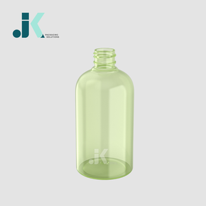 Precio barato PET Envase cosmético Botella redonda Boston 100mL 20/410 buena calidad M0531T Fábrica de plástico de Vietnam - Product Image 1