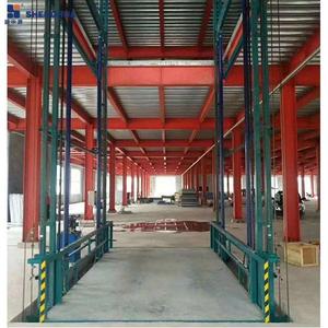 Endüstriyel Sınıf Çelik Hidrolik Elektrikli Yük Asansörü, Kılavuz Raylar ve Elektrikli Uzaktan Kumanda ile Üretim Tesisleri için - Product Image 5