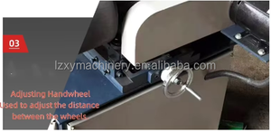 Rectifieuse de bureau Machine de polissage automatique <span class=keywords><strong>Ponceuse</strong></span> à bande coudée Équipement de meulage de tuyaux cylindriques et carrés - Product Image 5