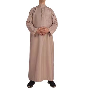 Hot Sale Men Wear Jubbah Custom Comfortable Dubai Islamic Clothing Muslim Foldable Men Muslim Dress Jubbah Latest Design Thobe - Product Image 2