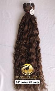 100% ต่อผมมิงค์จากกัมพูชาสี24 ''สำหรับต่อผมมิงค์แบบม้วนหยิกม้วนขดสีเดียว - Product Image 6