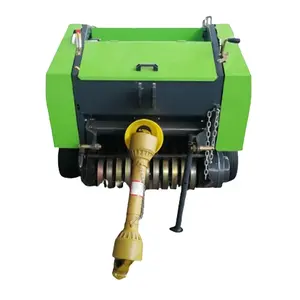 Maquinaria agrícola para embalaje de hierba de heno, máquina de embalaje redonda, fabricante de rollo de trigo de pino, Mini redondo