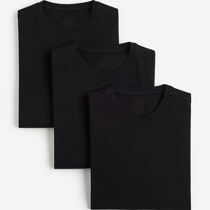 Ropa de cuello redondo Lisa personalizada al por mayor, Conjunto de camiseta, pantalones cortos de algodón y camiseta para hombre, ropa usada para hombre - Product Image 4