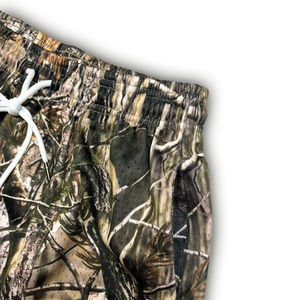 5 Inches Inseam Real Tree Print Gym Running Basketball Tropical <b>Camouflage</b> Comfy Breathable Mesh Viral Elastic Waist Quick Dry - Product Image 3