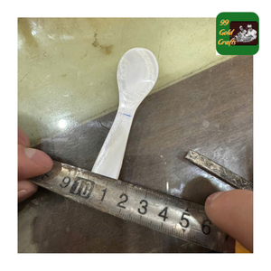 Vajilla artesanal, cuchara pequeña hecha a mano, cuchara de concha marina perla, cuchara de madreperla para servir condimentos finos y decoración de regalo - Product Image 5