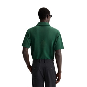 Cremallera de cuarto de alta calidad para hombre para camisas Tela de Jersey sólida Impresión de logotipo personalizado Transpirable Secado rápido - Product Image 4