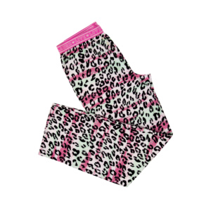 Commande en gros – Nouveaux pyjamas longs pour enfants, taille élastique, imprimé léopard, doux et brossé, résistant aux flammes, OEM personnalisé - Product Image 3