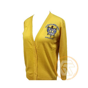 Cárdigan Griego Personalizado de Alta Calidad con Botones en la Parte Delantera, Bordado Acrílico de Sigma Gamma Rho, para Mujer, Informal, de Invierno - Product Image 6