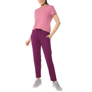 2026 Latest Style Women <b>Trousers</b> Casual Wear Personalized Logo Solid Color Women Flare Track Pant OEM Custom Serviced custom - Product Image 1