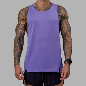 Camisetas sin mangas con logotipo personalizado para hombre, camisetas cómodas sin mangas para Fitness, camisetas deportivas para entrenamiento de culturismo y gimnasio, chaleco deportivo - Product Image 4