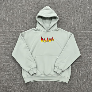 Sweat à capuche pour hommes fabriqué par OEM coupe ample poids lourd surdimensionné hiver tenue décontracté OEM/ODM personnalisé respirant homme basique sweat à capuche - Product Image 1