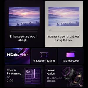 Proyector Inteligente LED XGIMI H6 4K, 1400 Lúmenes CVIA, Keystone Automático, HDMI2.1 Portátil para Cine <span class=keywords><strong>en</strong></span> Casa - Product Image 6