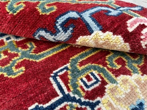 พรมขนแกะสีแดงสไตล์เปอร์เซียพรมวิ่ง2.8x12แบบถักมือสำหรับห้องนั่งเล่นบ้านชุดพรมปูพื้นสำหรับสวดมนต์ - Product Image 6