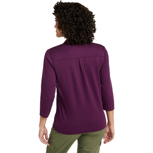 T-shirt en coton Pima pour femmes Polo à manches trois quarts Logo personnalisé vêtements Vintage hommes T-shirt de golf nouveauté t-shirts d'été - Product Image 4