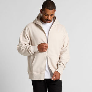 Sweat-shirt à capuche thermique à manches longues pour homme, 100% coton, fermeture éclair, imprimé, hiver, OEM, vente en gros, ensemble personnalisé - Product Image 2