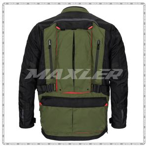 Veste de moto longue en textile certifiée CE, imperméable, vente en gros d'usine OEM, exportateur de marque privée - Product Image 2