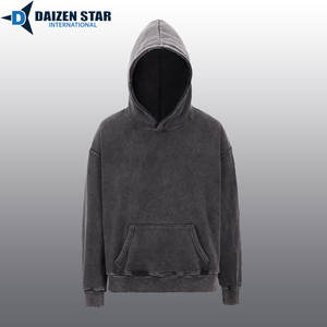 เสื้อฮู้ดผู้ชายสำหรับฤดูหนาว ผ้าฝ้ายฟลีซ 100% เป็นมิตรกับสิ่งแวดล้อม ระบายอากาศได้ดี กันลม สีพื้น  โลโก้ด้านหน้าแบบกำหนดเอง สไตล์สตรีทแวร์ 300 กรัม 420 กรัม - Product Image 2