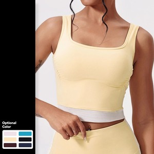 Top Deportivo de Yoga sin Mangas, Transpirable y Personalizado, para Mujer, Top Corto para Fitness, Running, Ejercicio, Ropa Deportiva - Product Image 4