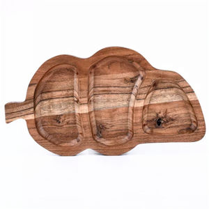 Plato de madera para servir para restaurante - Product Image 1
