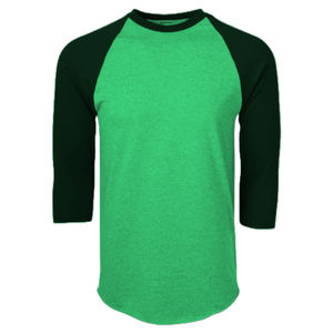 Contraste Couleur Coton Viscose Raglan Extra Long Multi Couleur Oem Tailles En Gros Pas Cher Style Décontracté Unisexe T-shirt,. - Product Image 2