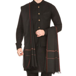 Dernier modèle de châle d'hiver décontracté de couleur unie pour hommes à vendre/2023 nouveau Design châles d'hiver respirants châles bruns teints à doublure chaude châles - Product Image 2