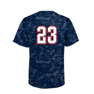 Men's Breathable Blue <b>Baseball</b> Jersey Custom Printed Sublimation Plain Shirts Plus Size Fast Delivery Sportswear Cheap Price - Product Image 2