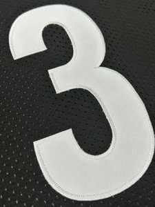 Maillot de football unisexe personnalisé noir uniforme d'équipe court sport compétition d'entraînement décontracté grande taille imprimé nom du joueur - Product Image 3