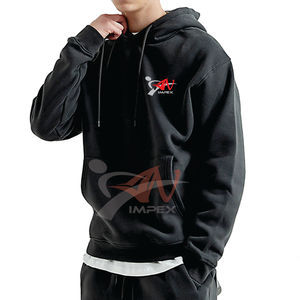 Sudadera de invierno con capucha y logotipo de impresión personalizado de alta calidad para hombre, hecha de material personalizado flexible - Product Image 2