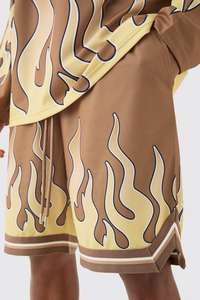 Shorts de sport pour hommes Nouvelle mode personnalisée en gros Style basketball Streetwear pour Fitness Shorts de bain imprimés - Product Image 3