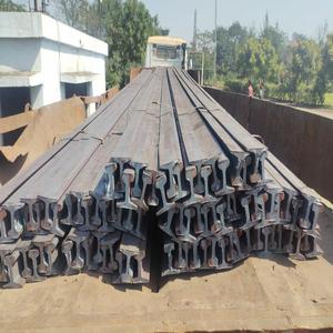 2025 Heavy <b>Iron</b> Track Steel Rail for Railway Railroad High Quality Railway Steel - 50kg Heavy Rail U71Mn Heavy Steel Rail - Product Image 5