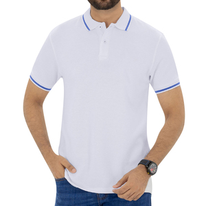 เสื้อโปโลแบบกำหนดเอง ยูนิเซ็กซ์ ผ้าฝ้าย 100% ระบายอากาศได้ดี ขายส่ง เสื้อยืดแขนสั้น เสื้อโปโลชาย สร้างแบรนด์ของคุณเอง - Product Image 1