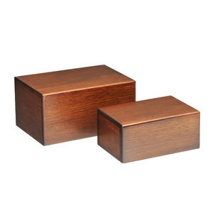 Urnes de crémation en bois antiques d'acacia de mangue de vente chaude pour des urnes en bois adultes Urne funéraire faite de haute qualité - Product Image 2