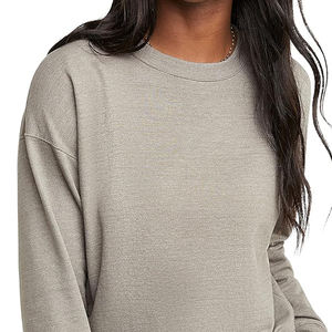 Sudaderas de cuello redondo de alta calidad, diseño personalizado, estilos de Fitness para mujer, sudadera de invierno de tela de punto - Product Image 6