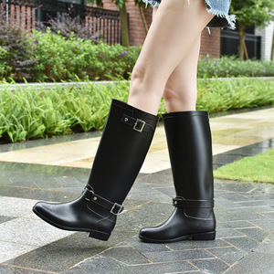 Botas de Lluvia Unisex para Adultos con Forro de Malla de PVC, Tallas 49-55 - Product Image 1
