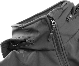 Veste Softshell Légère pour Hommes en Gros, Coupe-Vent Imperméable avec Doublure Polaire, Manteau de Randonnée en Toile Teinte Uni - Product Image 5