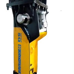 Martillo hidráulico SQ 80 BOX Tipo Rock Hammer con acumulador y sistema de grasa automática para excavadoras de 18-26 toneladas para demolición - Product Image 3