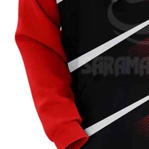 Sweat-shirt à sublimation pour homme tendance, en tissu polyester uni, vêtements de sport - Product Image 5