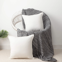 Convient pour la maison Hôtel Vintage Linen Pillow Cover Optional Différentes couleurs et tailles Housse de coussin