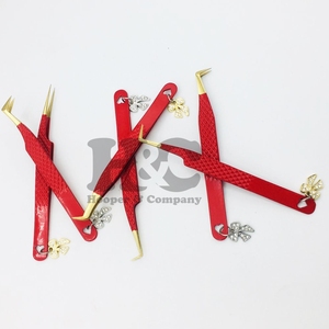 แหนบต่อขนตาปลายแหลมแบบมืออาชีพแหนบต่อขนตาปลอมขนมิงค์แบบยั่งยืนกันแม่เหล็กสแตนเลสออกแบบได้ตามต้องการ - Product Image 4